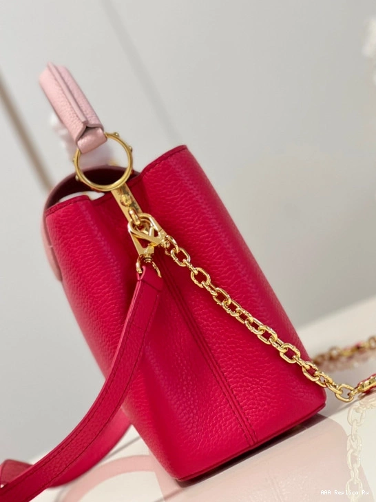 AAA Pruses Bags LOUIS CAPUCINES VUITTON MM 0815